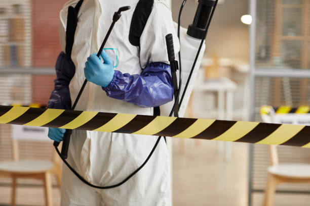 Professional Biohazard Cleanup technician working in Kapaa, HI